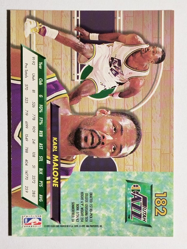 1992-93 Ultra #182 Karl Malone