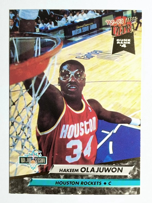 1992-93 Ultra #204 Hakeem Olajuwon JS