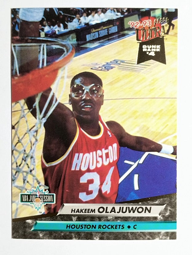 1992-93 Ultra #204 Hakeem Olajuwon JS