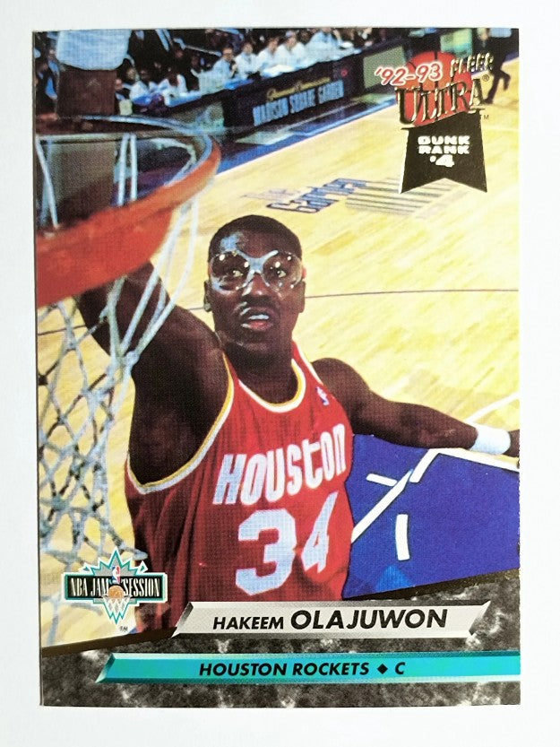 1992-93 Ultra #204 Hakeem Olajuwon JS