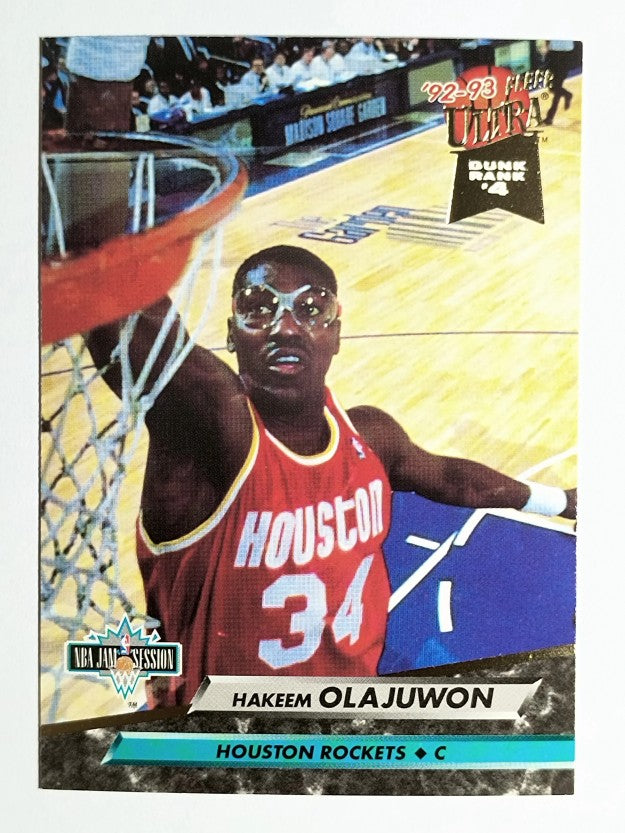 1992-93 Ultra #204 Hakeem Olajuwon JS