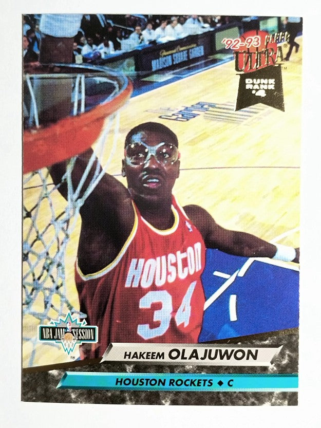 1992-93 Ultra #204 Hakeem Olajuwon JS