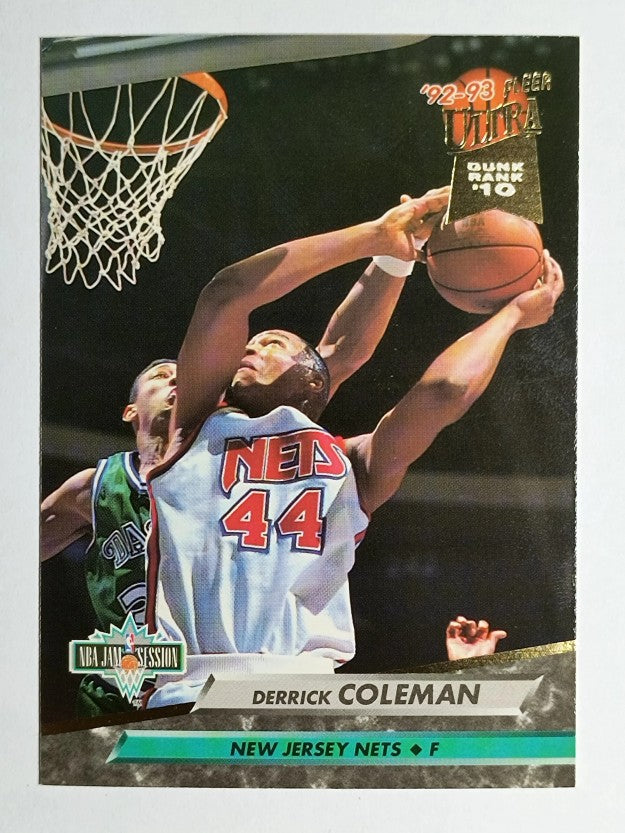 1992-93 Ultra #210 Derrick Coleman JS