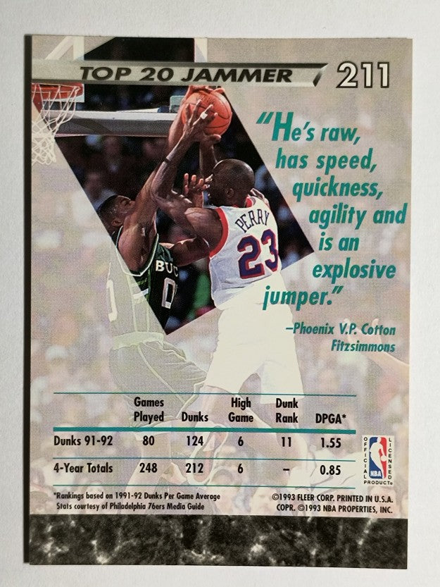 1992-93 Ultra #211 Tim Perry JS