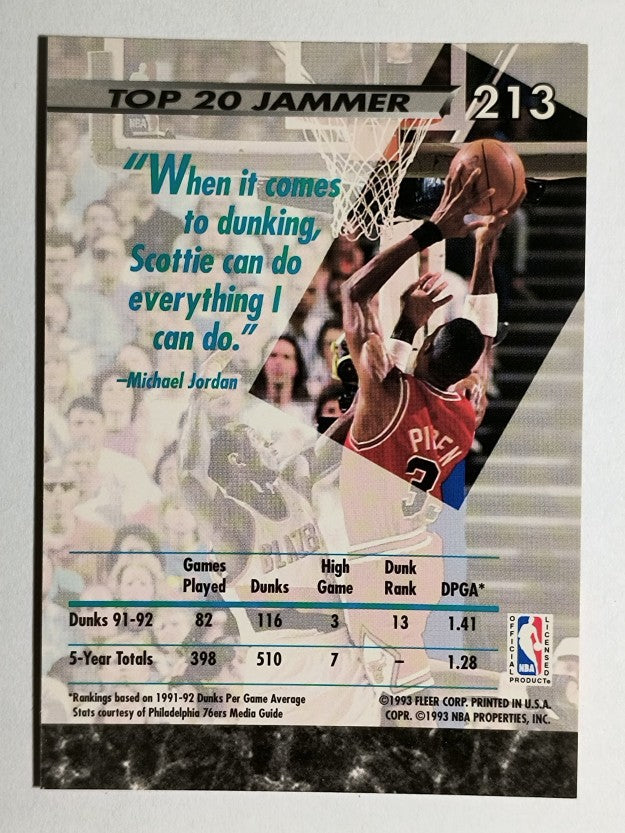 1992-93 Ultra #213 Scottie Pippen JS
