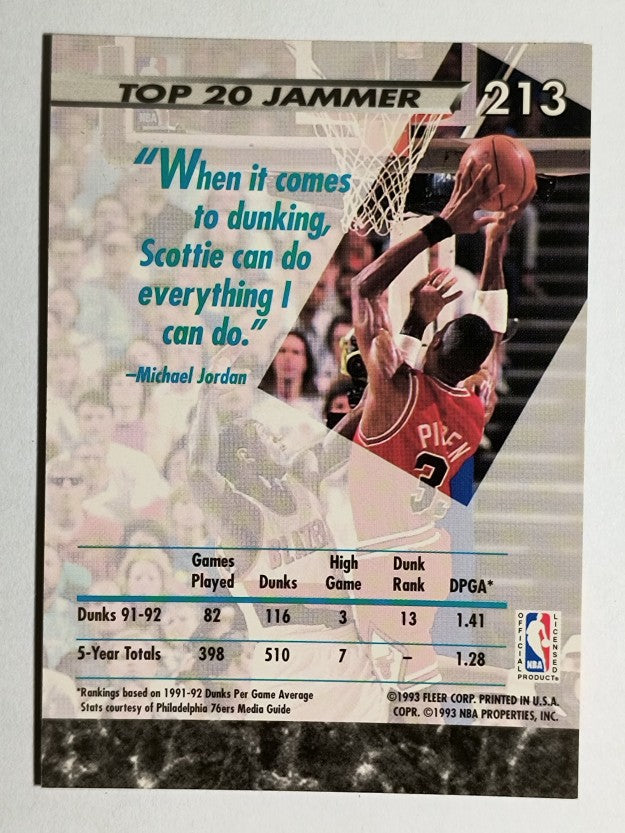 1992-93 Ultra #213 Scottie Pippen JS