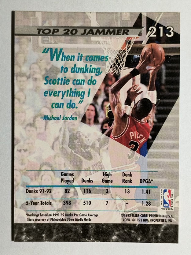 1992-93 Ultra #213 Scottie Pippen JS