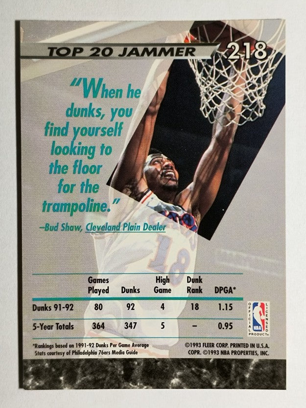 1992-93 Ultra #218 John Williams JS