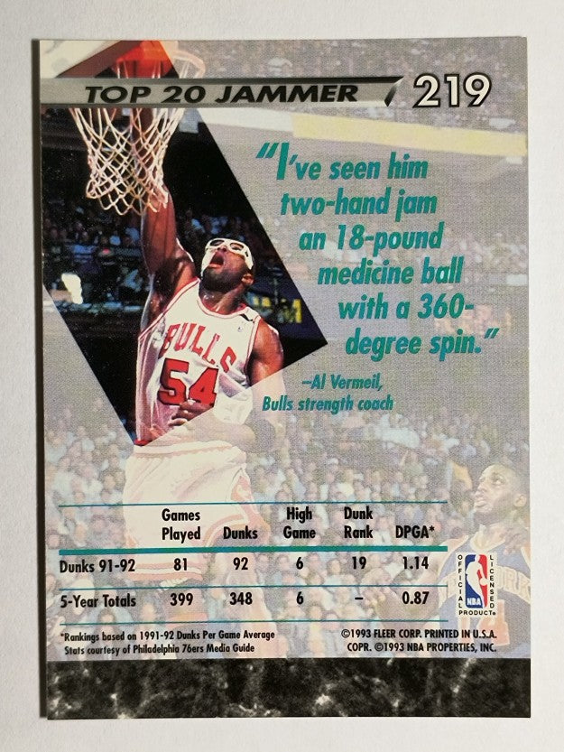 1992-93 Ultra #219 Horace Grant JS