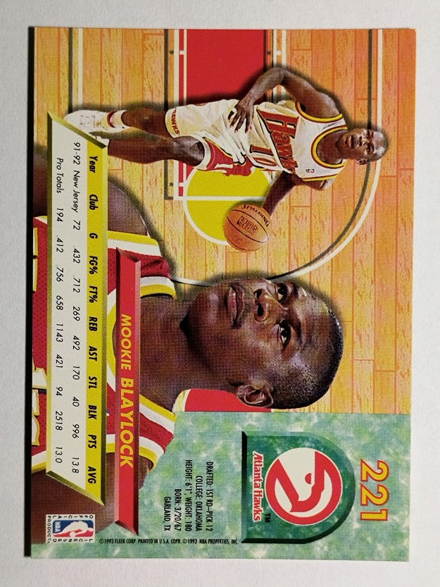 1992-93 Ultra #221 Mookie Blaylock