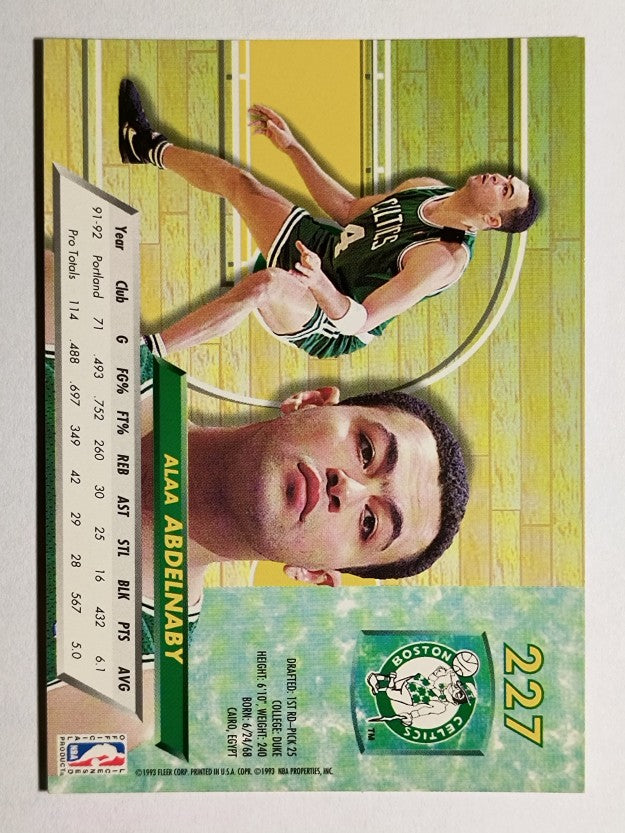 1992-93 Ultra #227 Alaa Abdelnaby