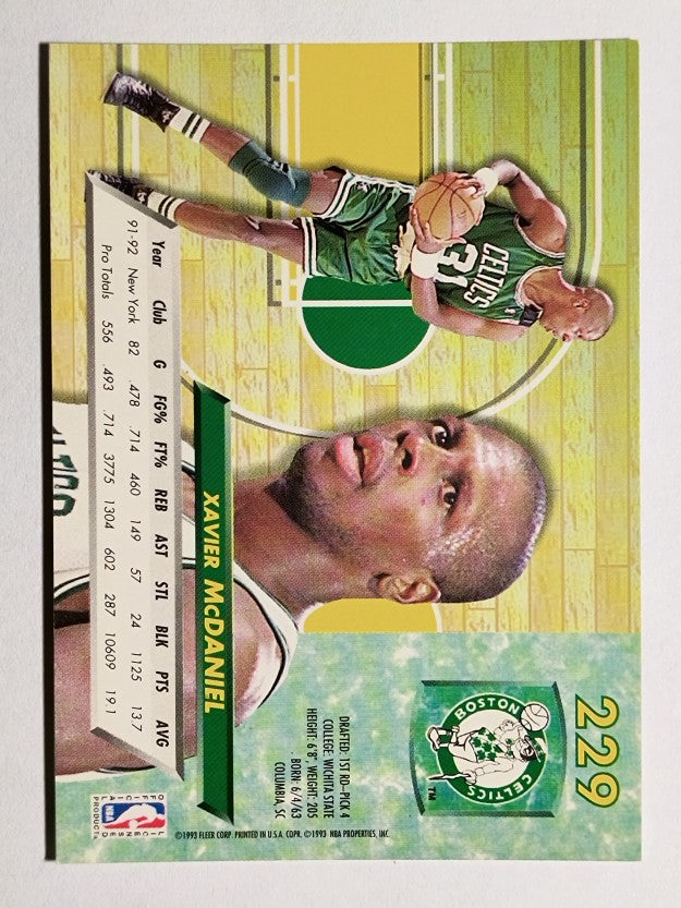 1992-93 Ultra #229 Xavier McDaniel