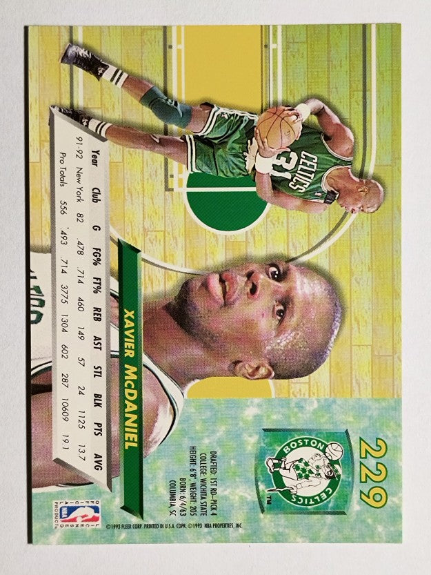 1992-93 Ultra #229 Xavier McDaniel