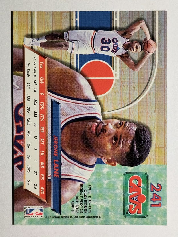 1992-93 Ultra #241 Jerome Lane