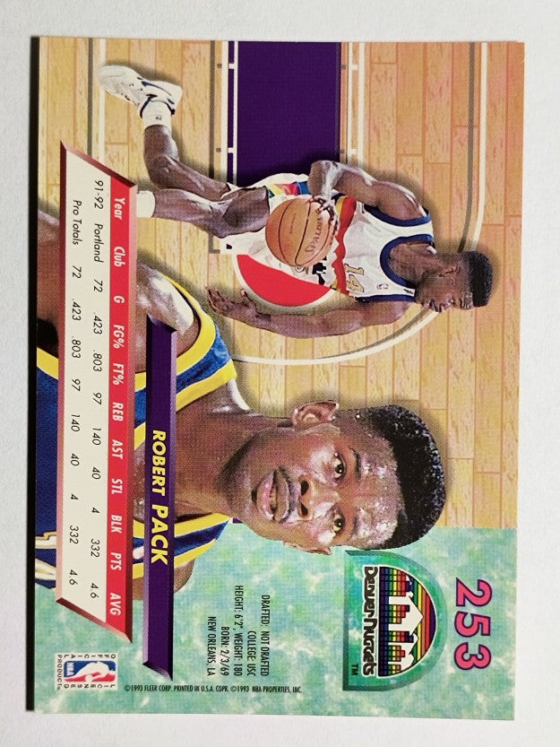 1992-93 Ultra #253 Robert Pack