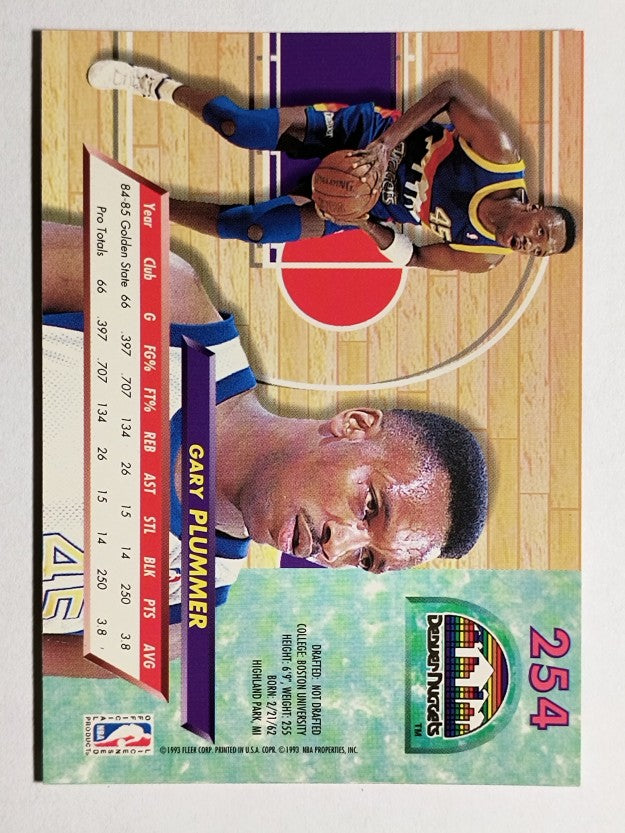 1992-93 Ultra #254 Gary Plummer RC