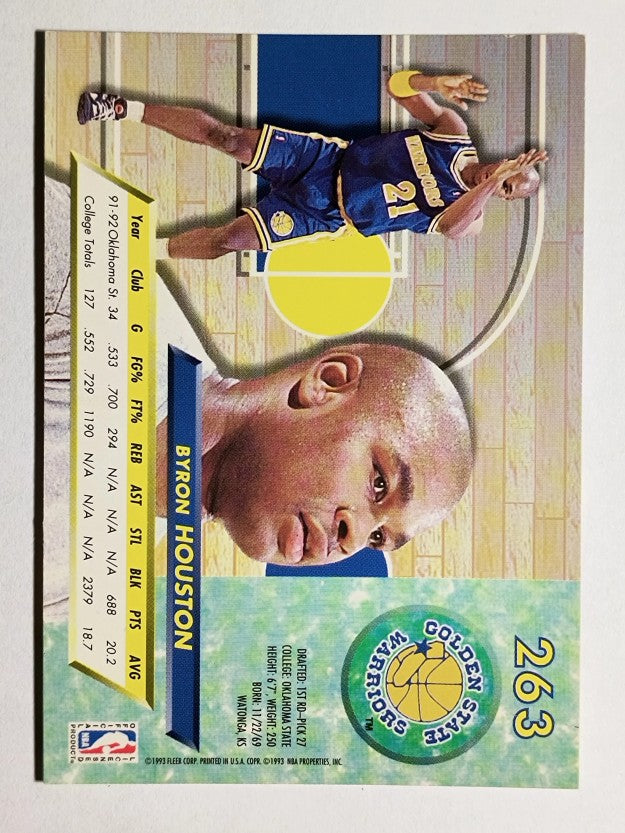 1992-93 Ultra #263 Byron Houston RC