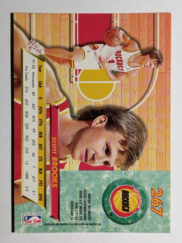 1992-93 Ultra #267 Scott Brooks