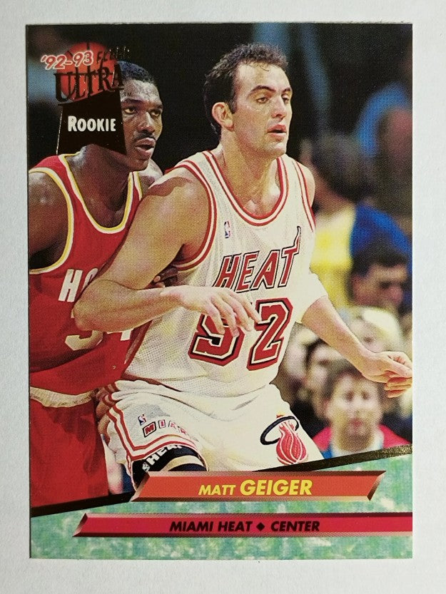 1992-93 Ultra #291 Matt Geiger RC
