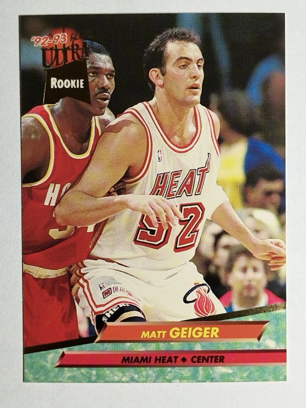 1992-93 Ultra #291 Matt Geiger RC