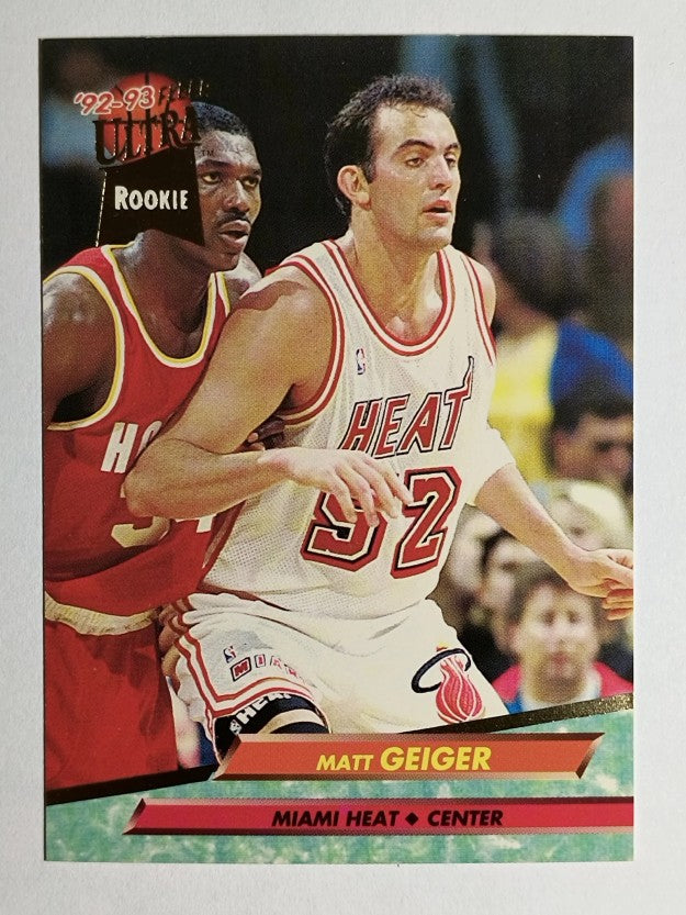 1992-93 Ultra #291 Matt Geiger RC
