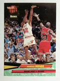 1992-93 Ultra #293 Harold Miner RC/with Michael Jordan