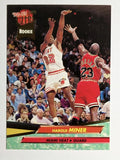 1992-93 Ultra #293 Harold Miner RC/with Michael Jordan