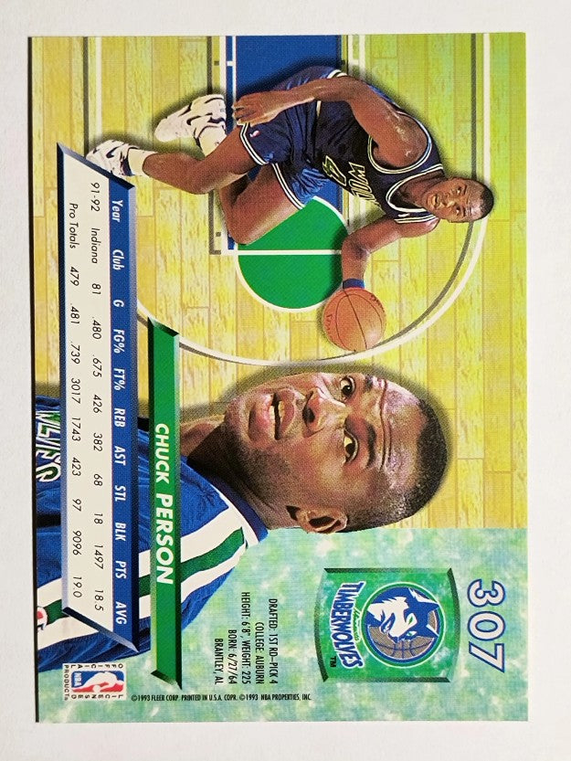 1992-93 Ultra #307 Chuck Person