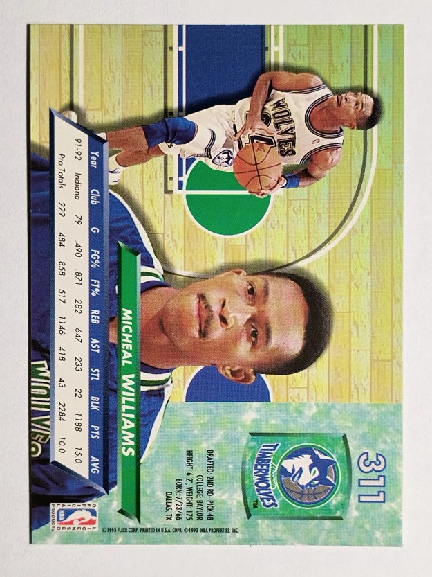 1992-93 Ultra #311 Micheal Williams