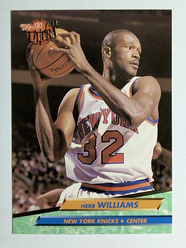 1992-93 Ultra #324 Herb Williams