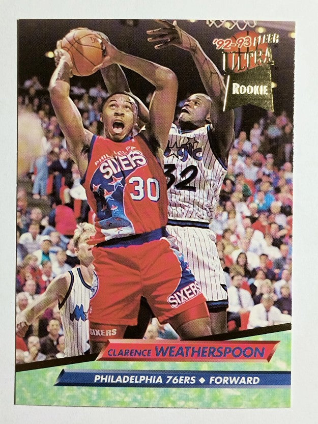1992-93 Ultra #335 Clarence Weatherspoon RC