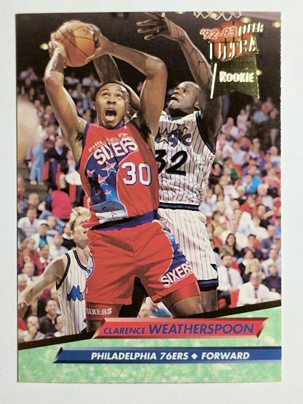 1992-93 Ultra #335 Clarence Weatherspoon RC