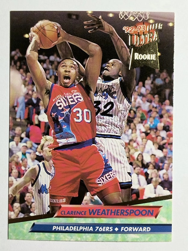 1992-93 Ultra #335 Clarence Weatherspoon RC