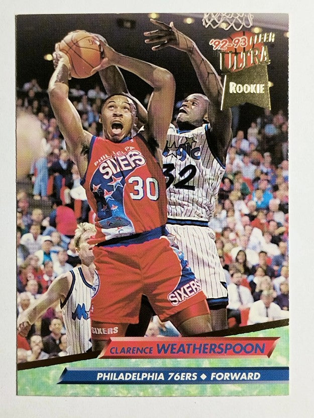 1992-93 Ultra #335 Clarence Weatherspoon RC