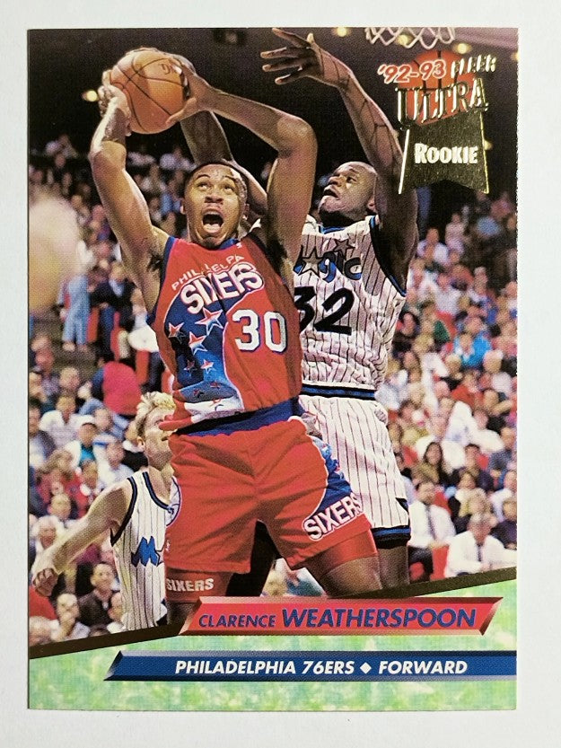 1992-93 Ultra #335 Clarence Weatherspoon RC
