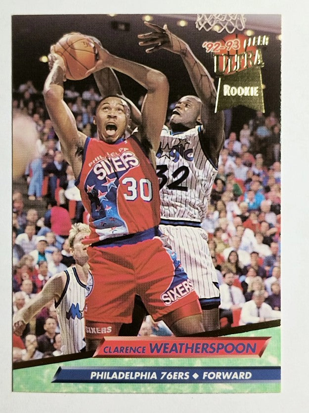 1992-93 Ultra #335 Clarence Weatherspoon RC