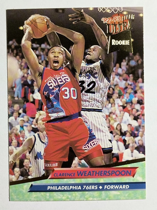 1992-93 Ultra #335 Clarence Weatherspoon RC
