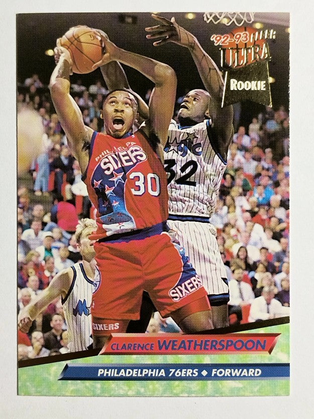 1992-93 Ultra #335 Clarence Weatherspoon RC