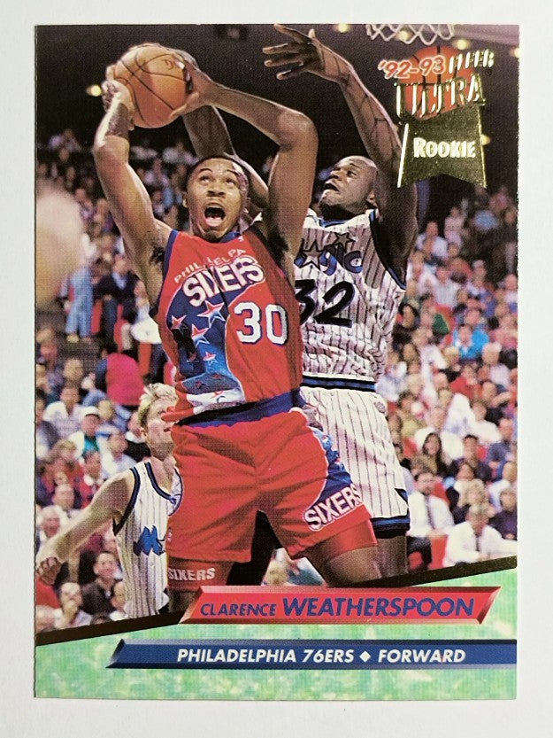 1992-93 Ultra #335 Clarence Weatherspoon RC