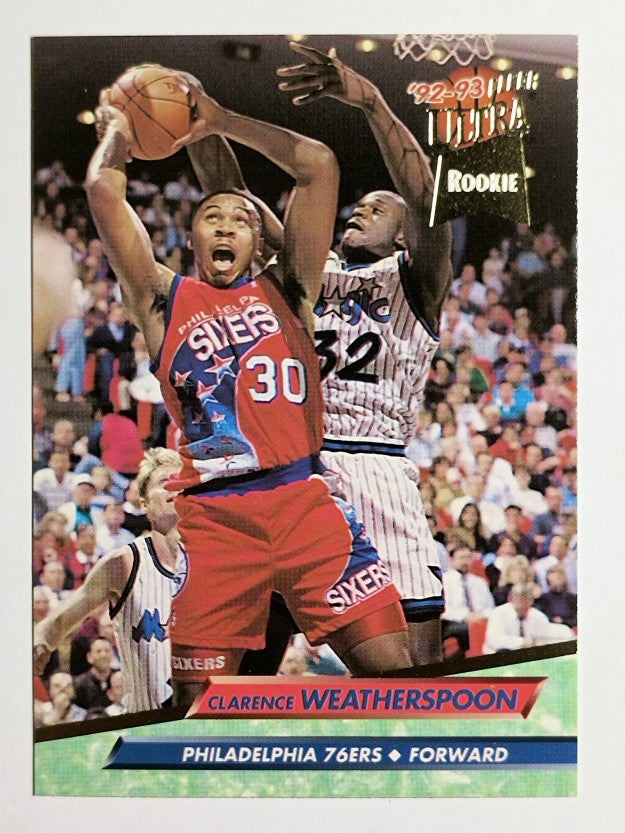 1992-93 Ultra #335 Clarence Weatherspoon RC