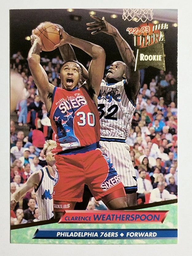 1992-93 Ultra #335 Clarence Weatherspoon RC