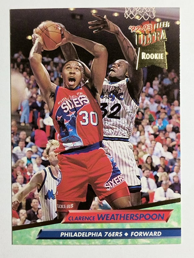 1992-93 Ultra #335 Clarence Weatherspoon RC