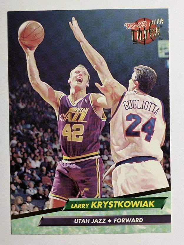 1992-93 Ultra #365 Larry Krystkowiak