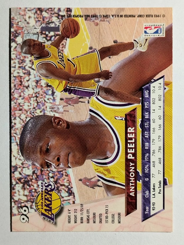 1993-94 Ultra #96 Anthony Peeler
