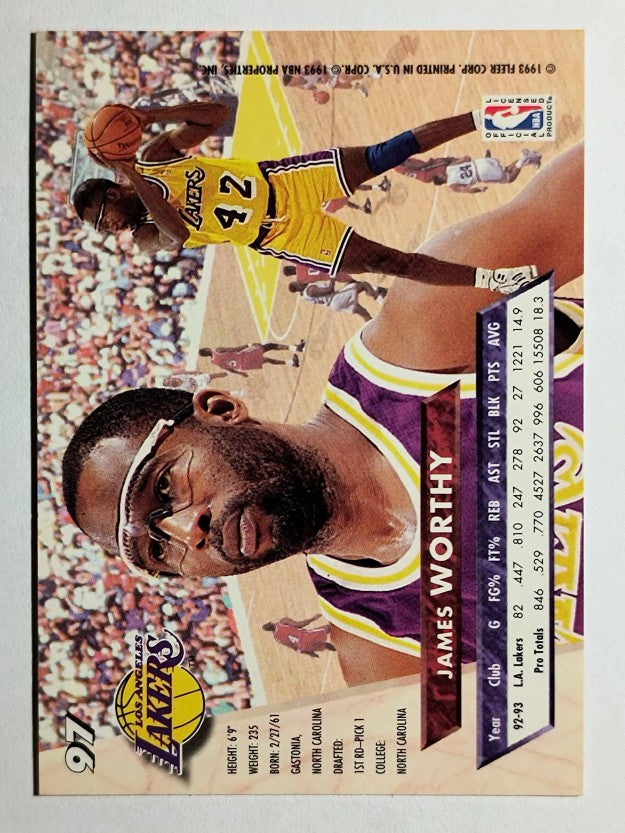 1993-94 Ultra #97 James Worthy