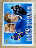 1992-93 Upper Deck #423 Brett Hull/Wayne Gretzky