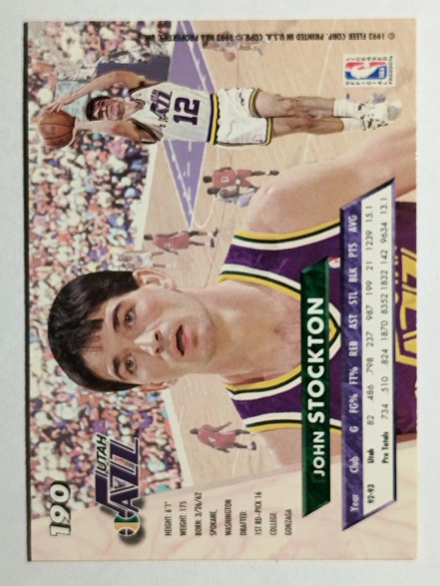 1993-94 Ultra #190 John Stockton