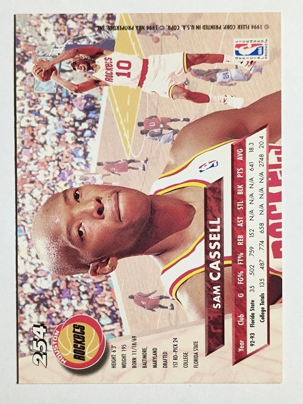 1993-94 Ultra #254 Sam Cassell (NM)