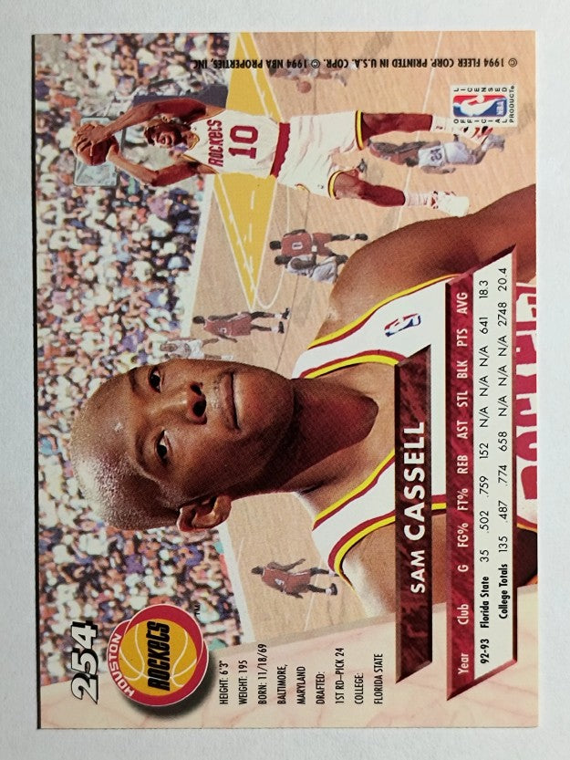 1993-94 Ultra #254 Sam Cassell (NM)