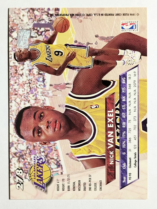 1993-94 Ultra #278 Nick Van Exel RC (NM)